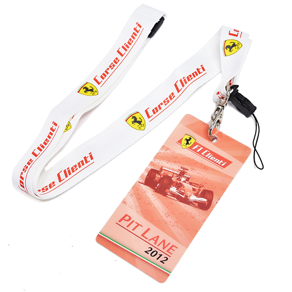 Scuderia Ferrari F1 Clienti 2012 PIT LANA ネックストラップ&パスセット
