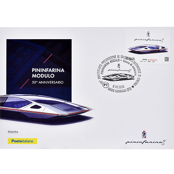 Pininfarina90 Anni Memorial Stamp &Post Card
