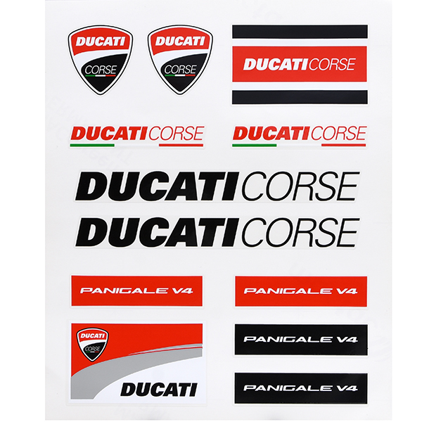 DUCATI Official Sticker Set-DUCATI CORSE3-