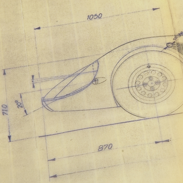 Alfa Romeo Coupe 33 Blue Drawing Print