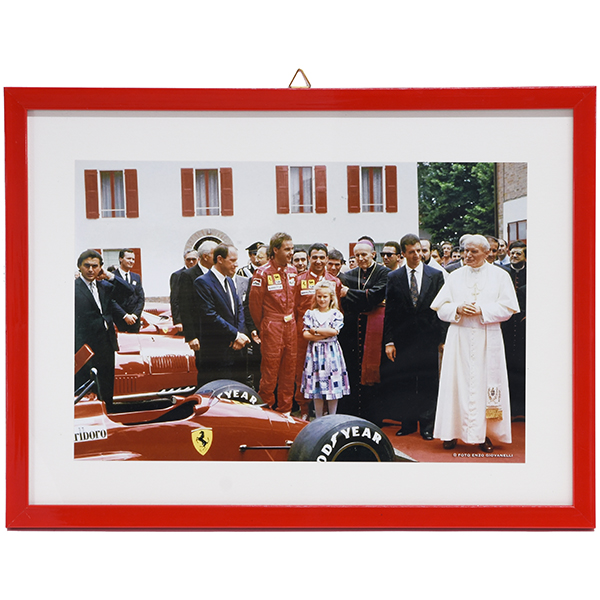 M.Alboreto/G.Berger Photo with Frame by Enzo Giovanelli 
