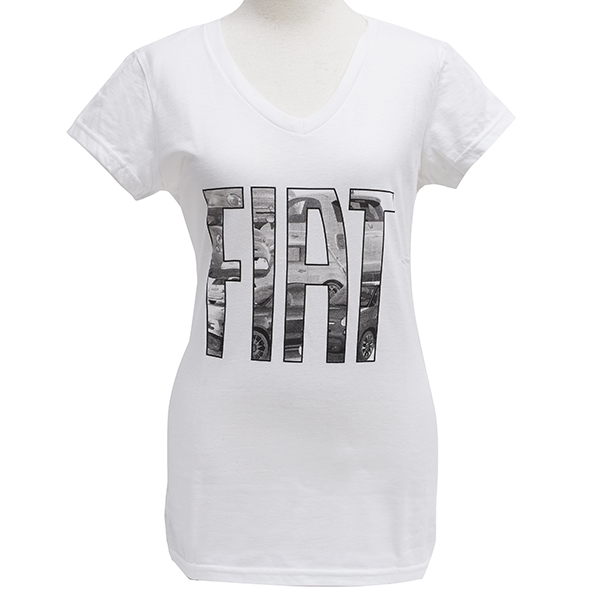 FIAT Official Graphic Logo T-Shirts(Ladys)