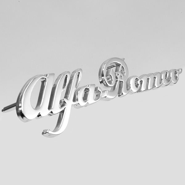 Alfa Romeo Aluminium Script 
