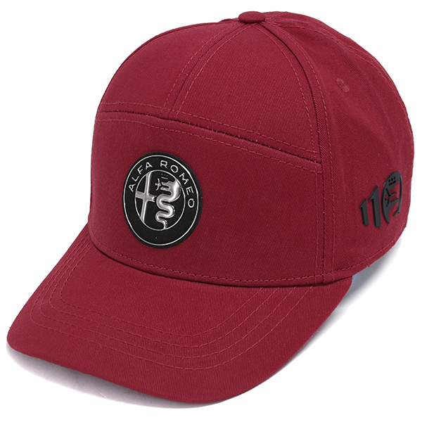Alfa Romeo Official 110anni Emblem Baseball Cap(Red)