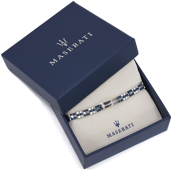 MASERATI Official Stainless Steel/Ceramic Bracelet (JM220ASR01)