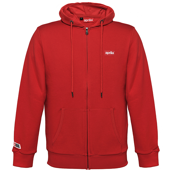 Aprilia Official Life Style Zip Up Hoodie(Red)