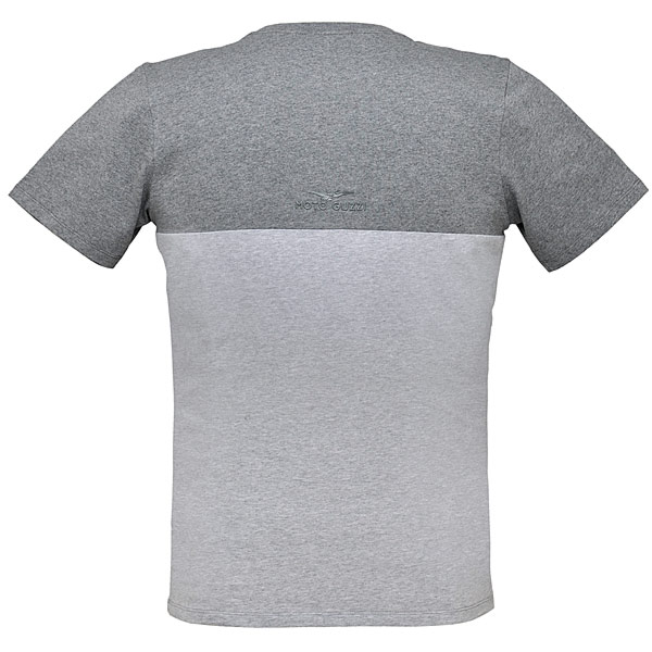 Moto Guzzi 100th Anniversary Bi Color T-Shirts(Gray)