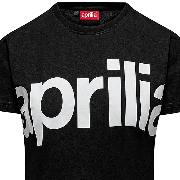 Aprilia Official Life Style Ladys T-shirt (Black)