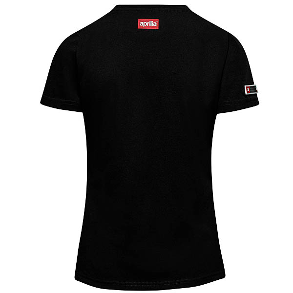 Aprilia Official Life Style Ladys T-shirt (Black)