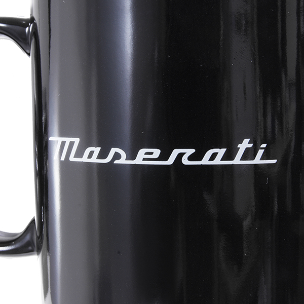 MASERATI Genuine New Logo & Emblem Mug Cup(Black)