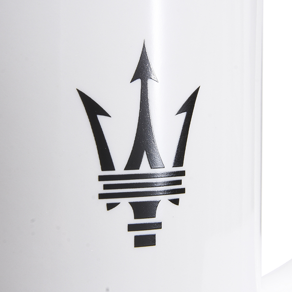 MASERATI Genuine New Logo & Emblem Mug Cup(White)