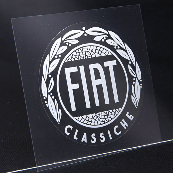 FIAT Classiche Sticker (White / Clear Base)