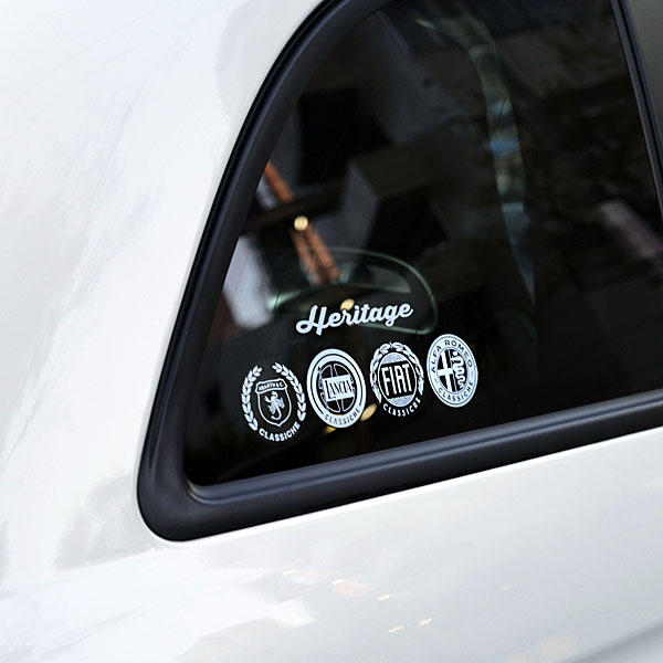 FIAT Classiche Sticker (White / Clear Base)