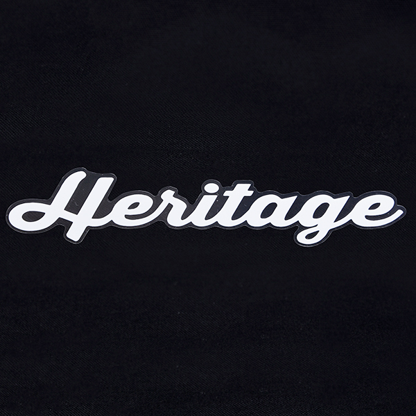 Heritageロゴステッカー(ホワイト/クリアベース)