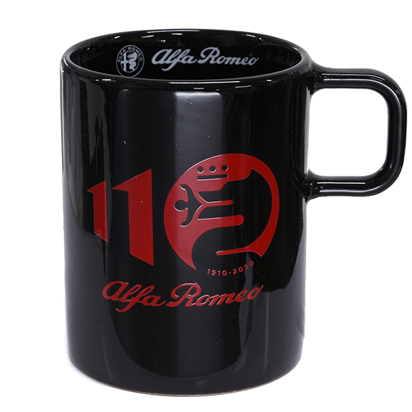 Alfa Romeo Official 110anni Ceramic Mug Cup(Black)