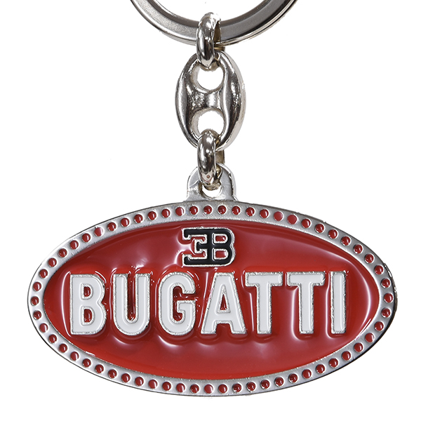 BUGATTI Official Macaron Emblem Keyring