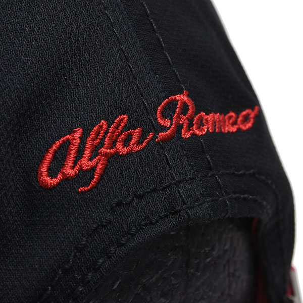 Alfa Romeo純正110周年記念エンブレムベースボールキャップ(ブラック) 