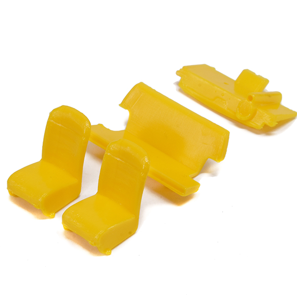 1/43 FIAT Nuova 500 Miniature Kit (Yellow)