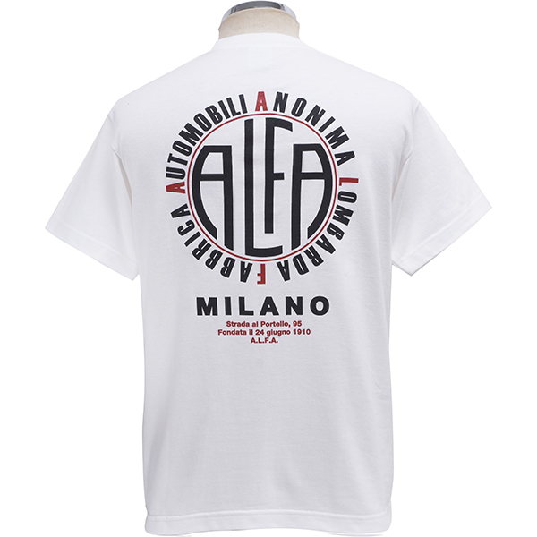 Alfa Romeo A.L.F.A. MILANO T-Shirts (White)