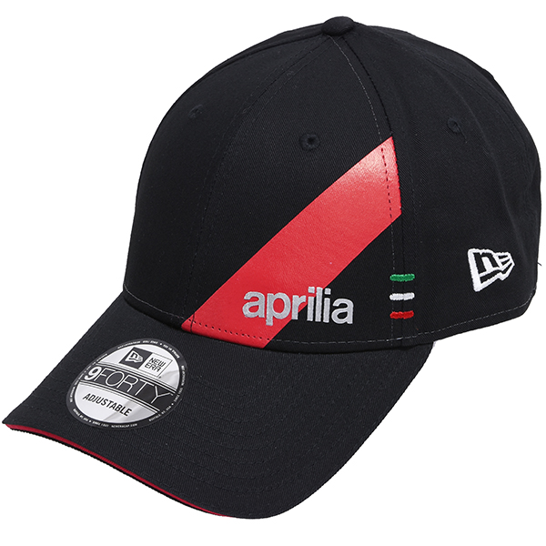 Aprilia Official Baseball Cap-2022-(Red Slash) by NEW ERA