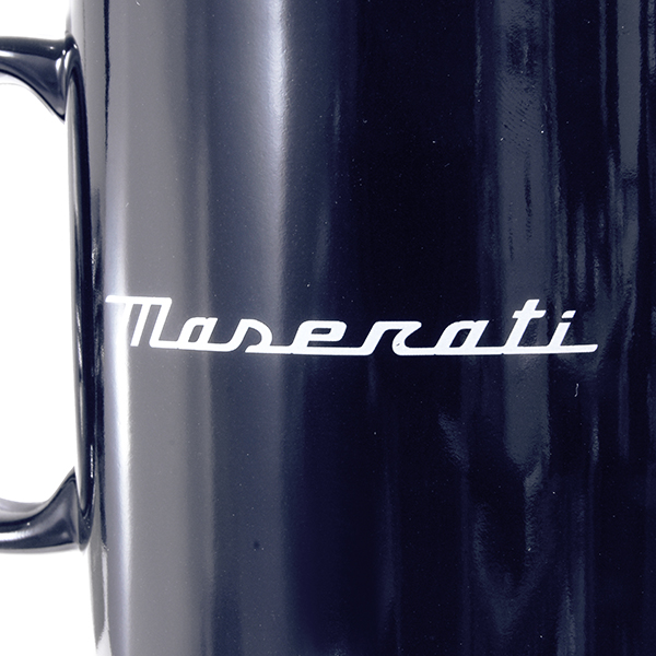 MASERATI Genuine New Logo & Emblem Mug Cup(Navy)