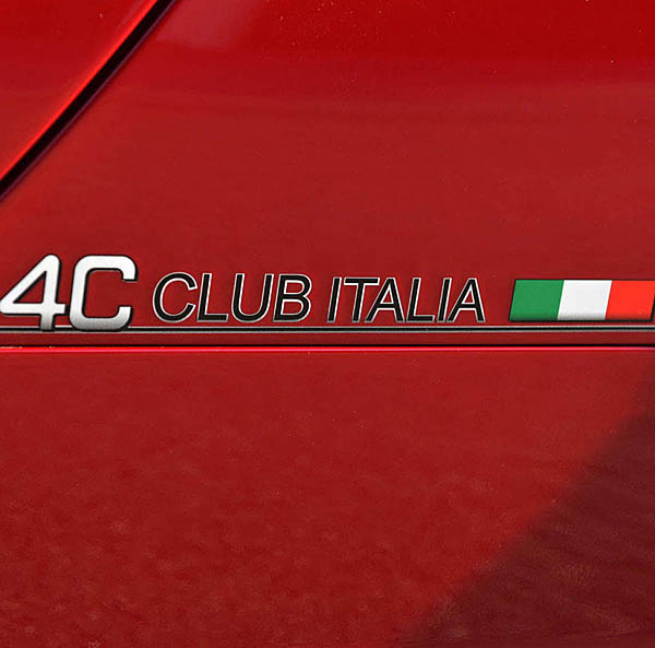 Alfa Romeo Genuine 4C Club Italia Side Decal Set