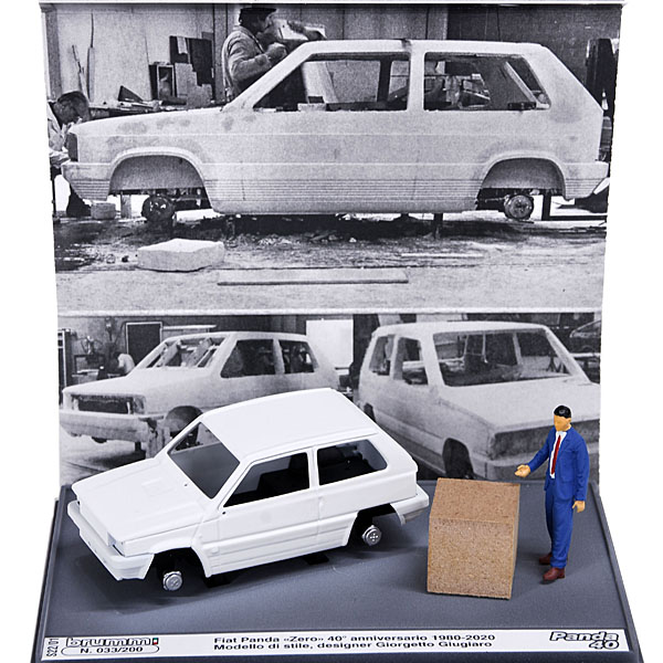 1/43 FIAT PANDA ZERO 40th ANNIVERSARIO 1980-2020 Miniture Model