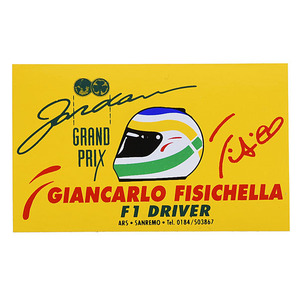 GIANCARLO FISICHELLA JORDAN Sticker