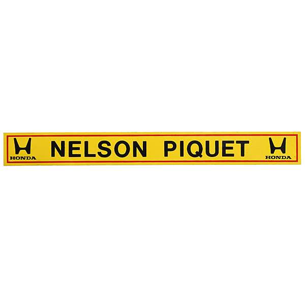 NELSON PIQUET Stripe Sticker