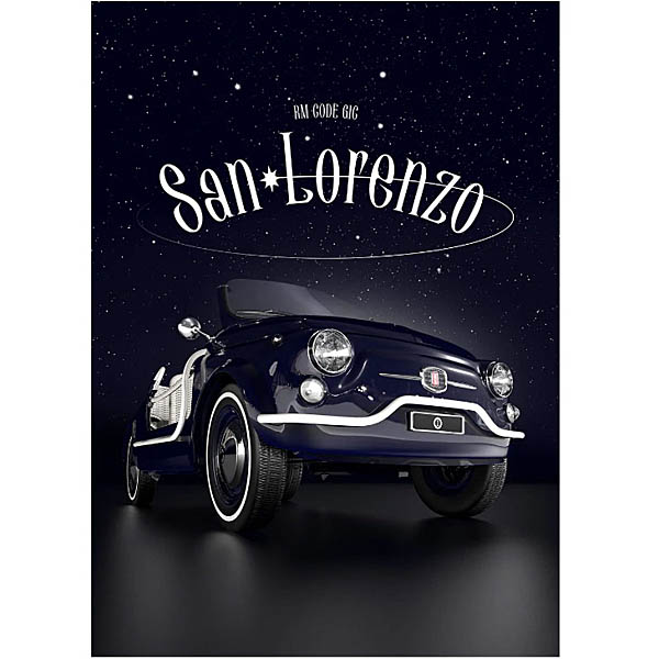 Garage Italia Official FIAT nuova500 Poster (San Lorenzo)