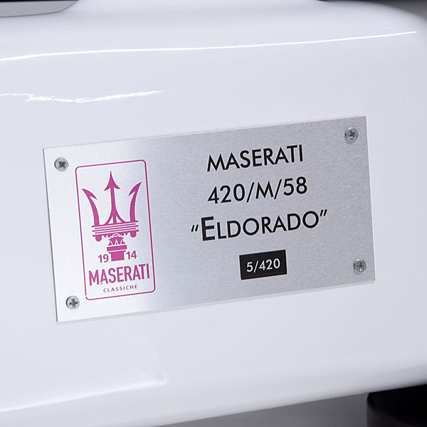1/8 MASERATI Official M58 Silhouette model object (white)