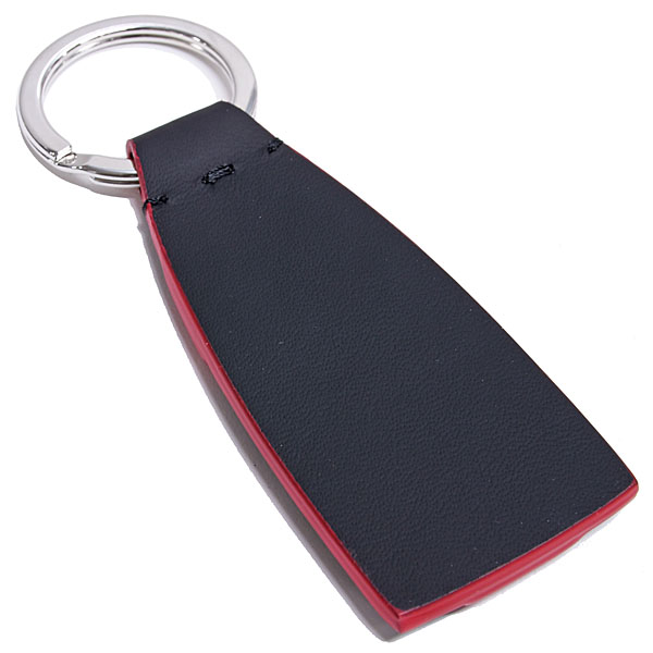 Ferrari Official Second Life Leather Keyring (Red / Black)