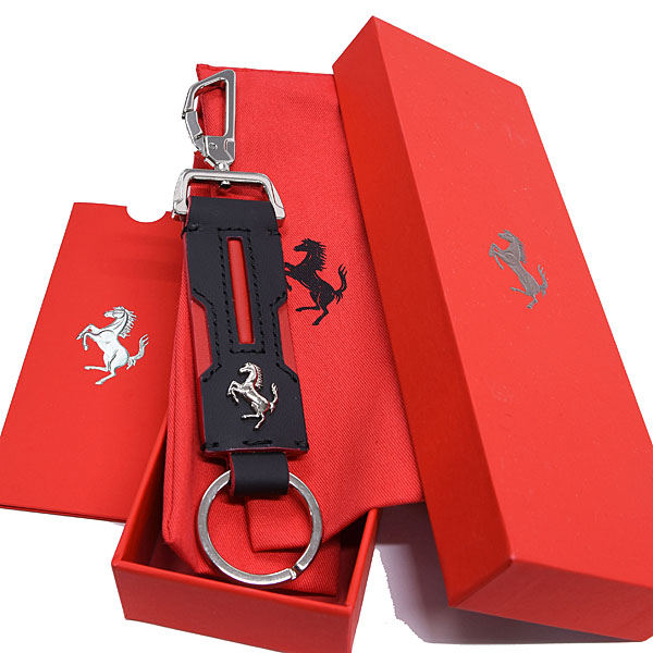 Ferrari Official Second Life Leather Keyring (Fook & Ring)