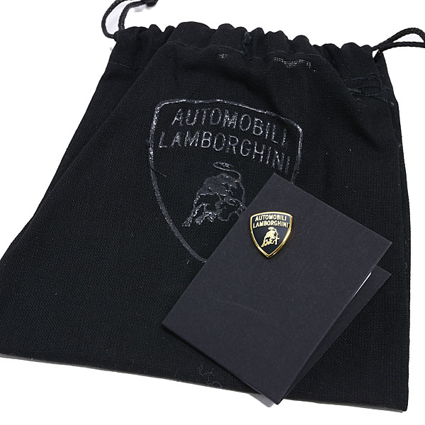 Lamborghini Emblem Pin Badge (Gold/Large)