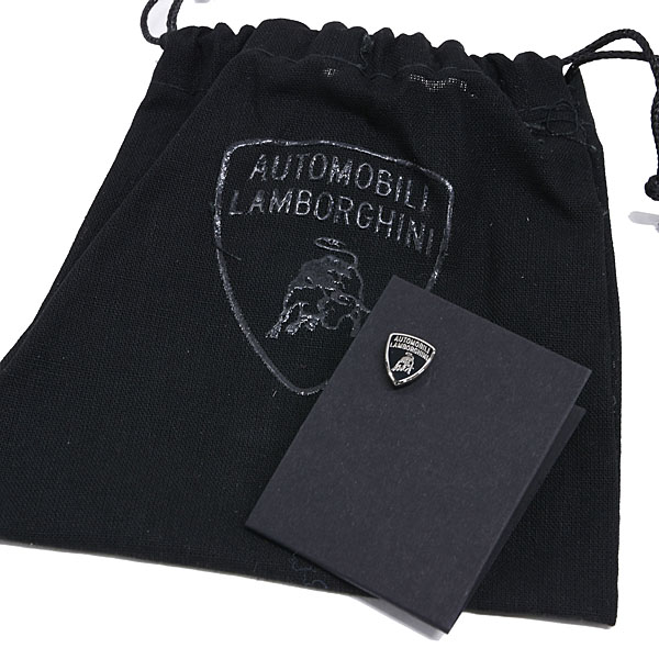Lamborghini Emblem Pin Badge (Silver/Small)
