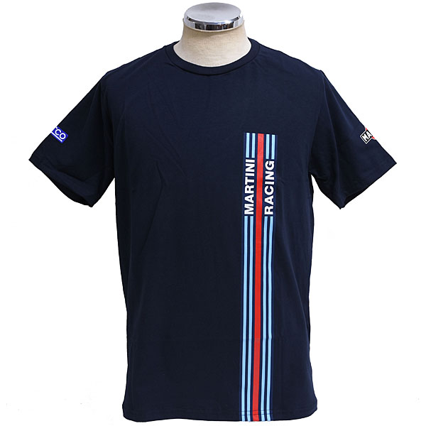 MARTINI RACING Official BIG StripeT-shirts (Navy Blue) by Sparco