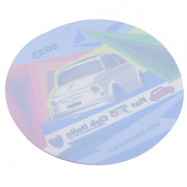 FIAT 500 CLUB ITALIA 2023 Sticker