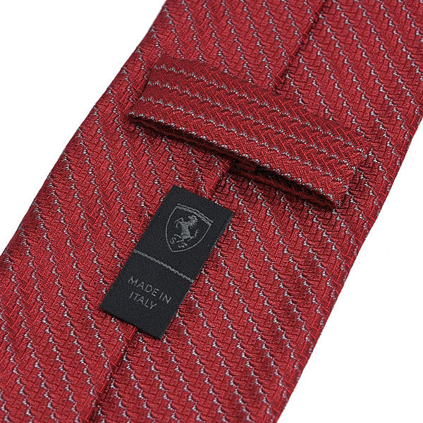 Ferrari Genuine Neck Tie (Carbon Texture)