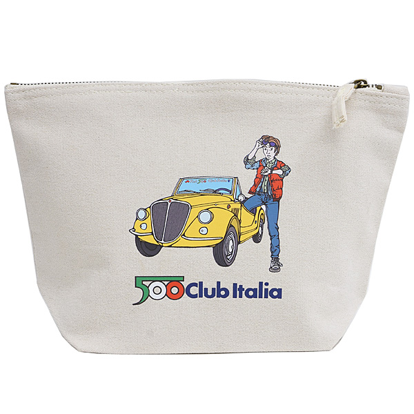 FIAT 500 CLUB ITALIA Official Pouch -BACK TO Garlenda-