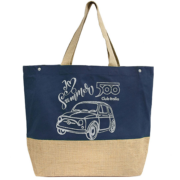 FIAT 500 CLUB ITALIAオフィシャルジュートトートバッグ