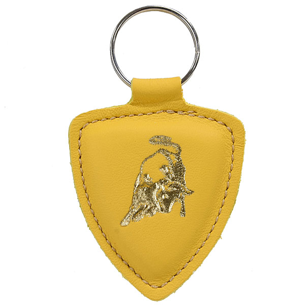 Lamborghini Genuine Vintage Leather Key Ring