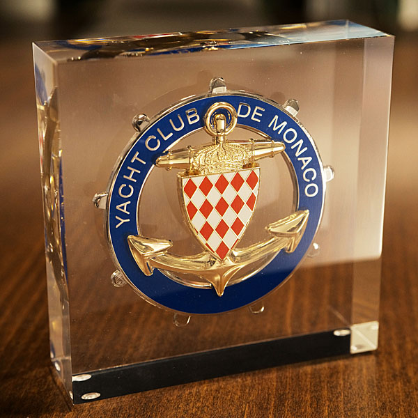 Yacht Club de Monaco Official Emblem Plexiglas Object
