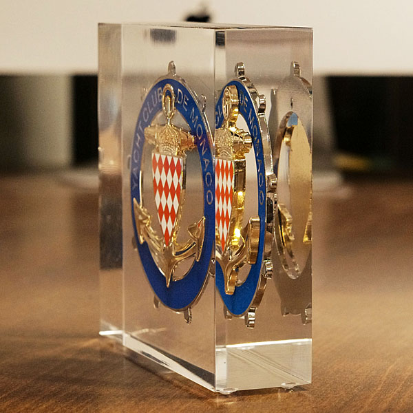 Yacht Club de Monaco Official Emblem Plexiglas Object