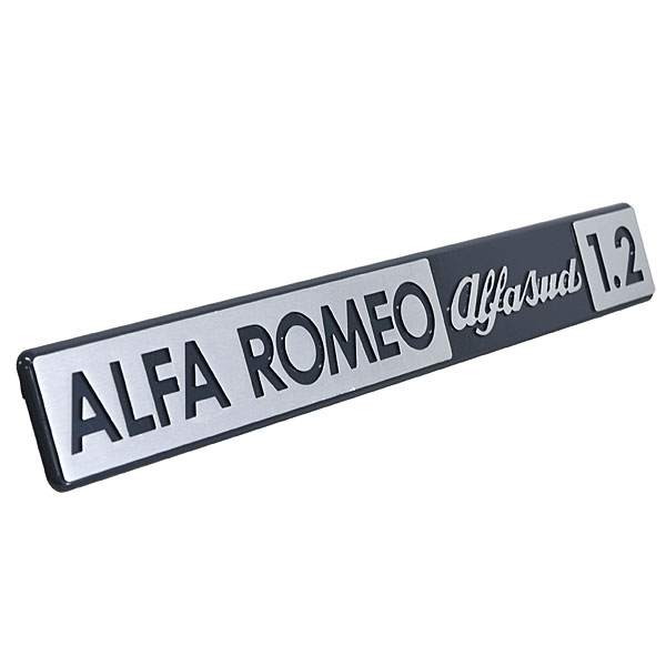 Alfa Romeo Genuine Alfasud Logo Plate1.2