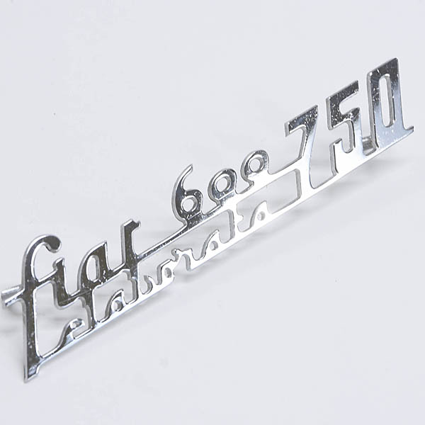 FIAT 600 elaborata 750 Logo Emblem