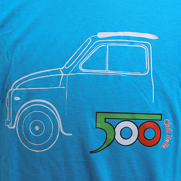 FIAT 500 CLUB ITALIA 35th Meeting T-Shirts (Blue)