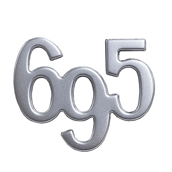 ABARTH Genuine 695  Logo Emblem (Resin)