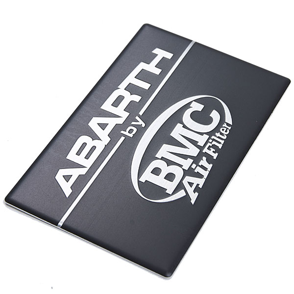 ABARTH Genuine BMC Alminium Plate (Large)