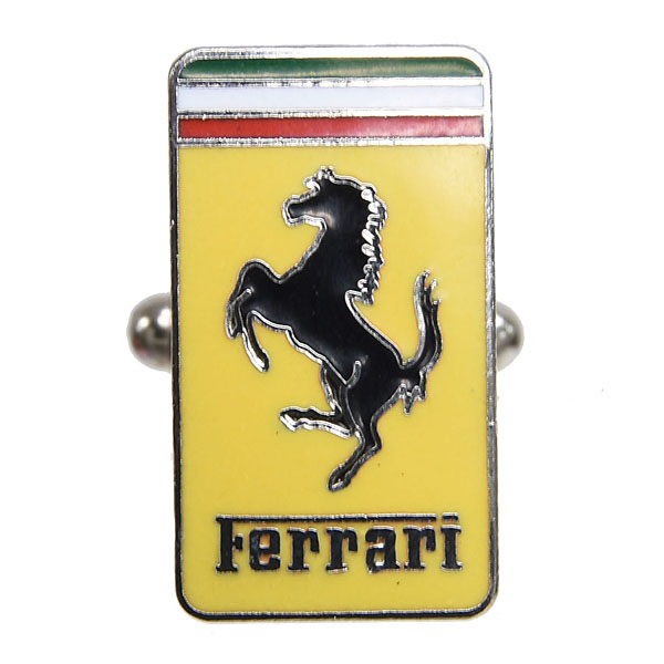Ferrari genuine cloisonn&#233; emblem vintage cufflinks
