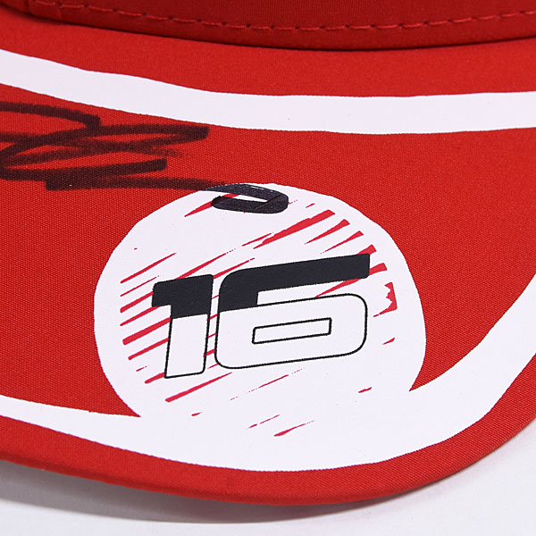 Scuderia Ferrari 2023 Las Vegas GP Baseball Cap-Signed by Charles Leclerc-